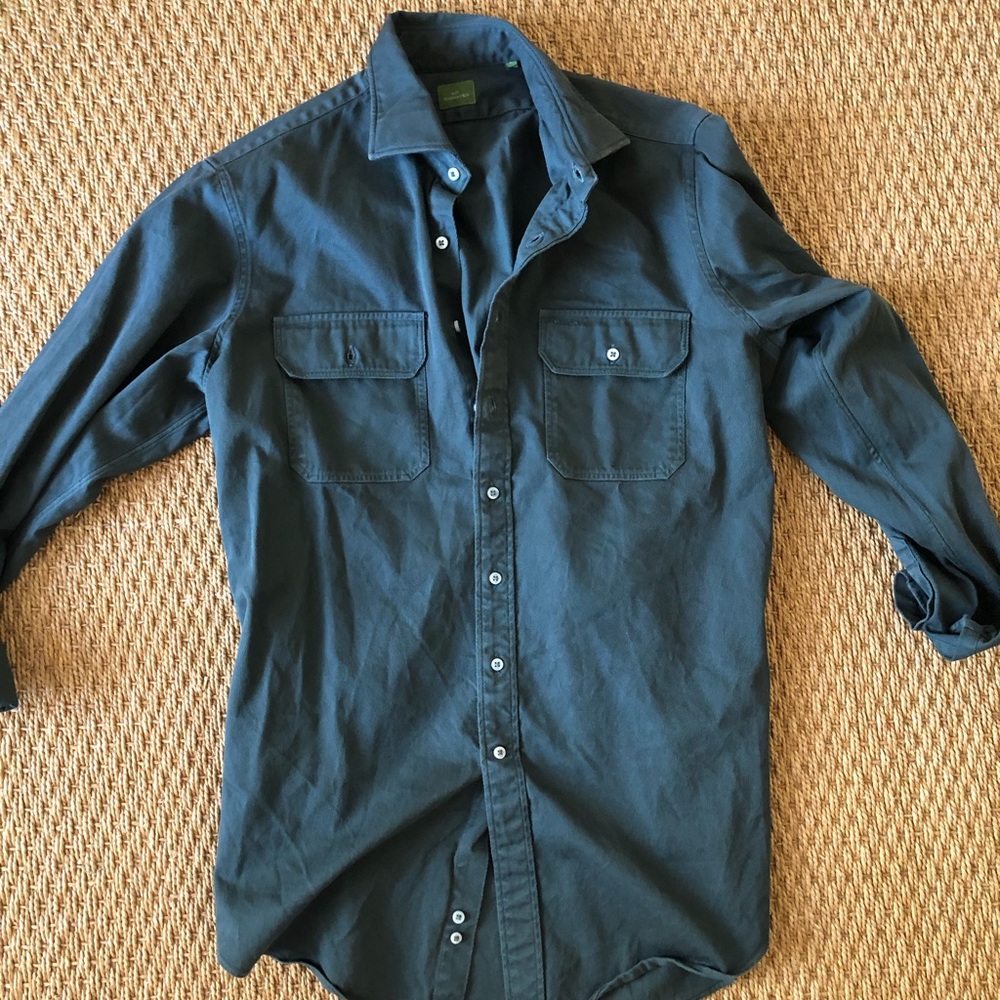 Sid Mashburn garment dyed work shirt